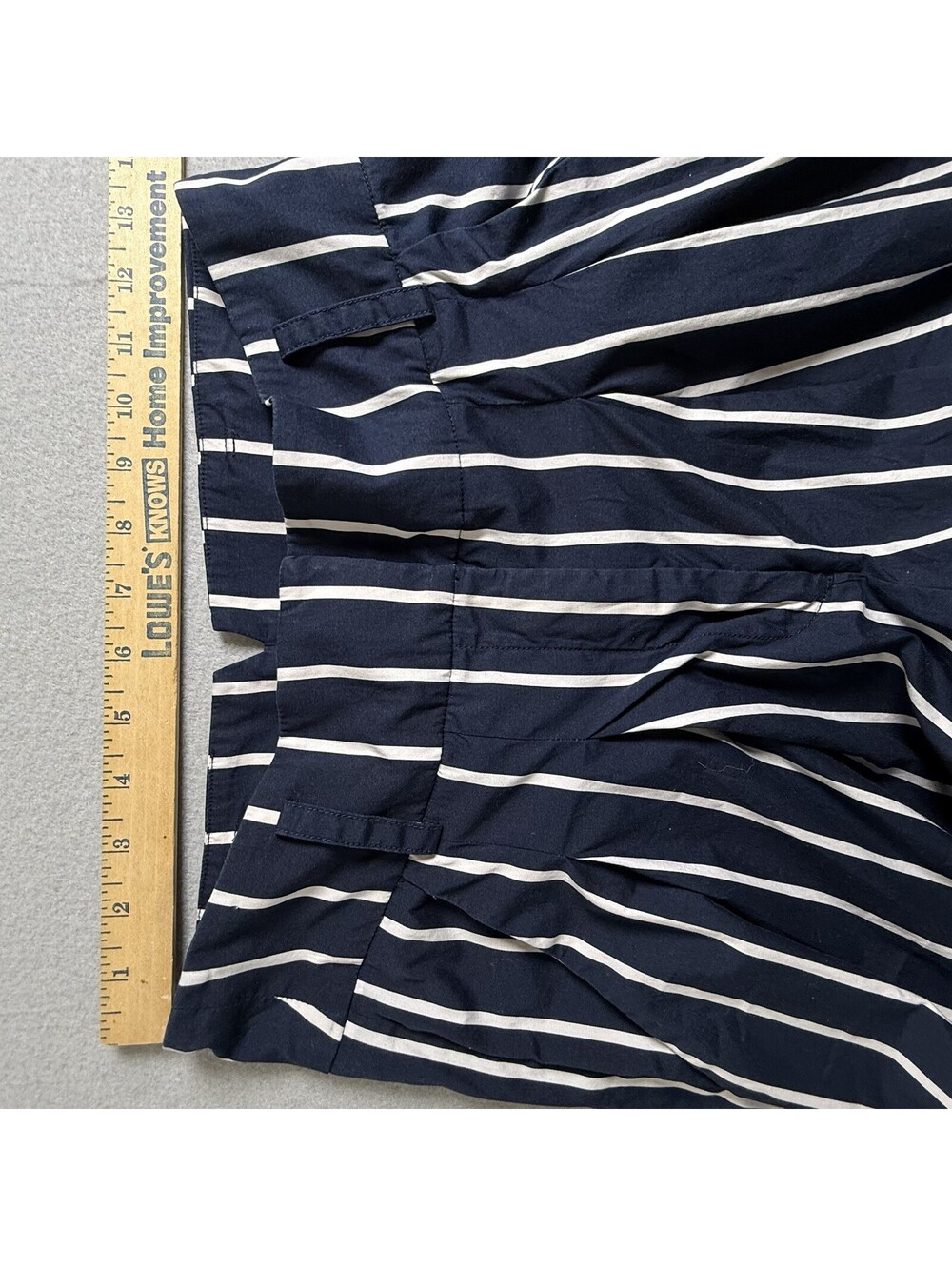 New Veronica Beard Pants Sz 8 Maliyah Cotton High Rise Wide Leg Blue NO BELT! - Picture 8 of 8